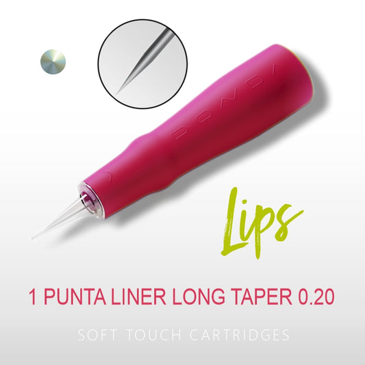 LIPS NEEDLES 1 TIPS LINER LONG TAPER 0.20