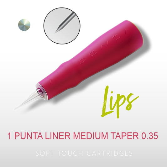 LIPS NEEDLES 1 TIP LINER MEDIUM TAPER 0.35