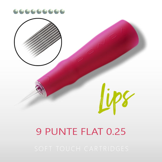 LIPS NEEDLES 9 TIPS FLAT 0.25