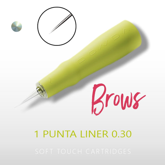 BROWS NEEDLES 1 TIP LINER 0.30
