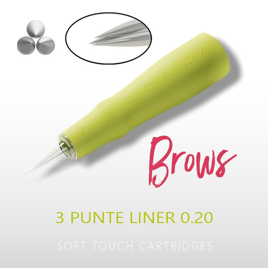 BROWS NEEDLES 3 TIPS LINER 0.20